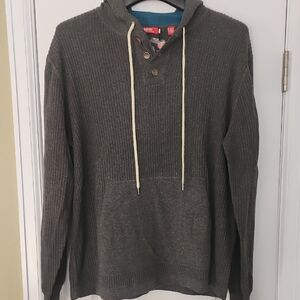 Agave Charcoal Hooded Pullover - New